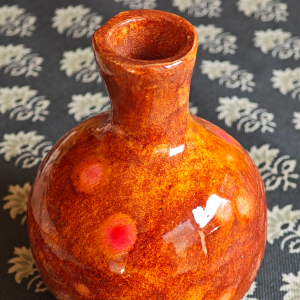 Jarrón mini BOLA - Fuego