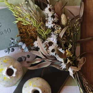 Ramos combinados de flores secas y preservadas