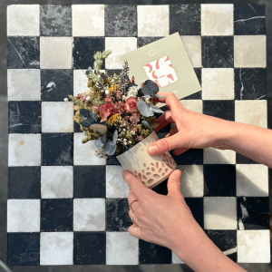 Pack 1: Taza & Flores preservadas - Terracota
