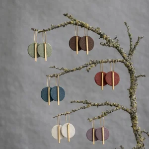 Pendientes péndulo artesanos